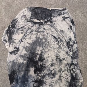 Black and white tie dye, soft shirt